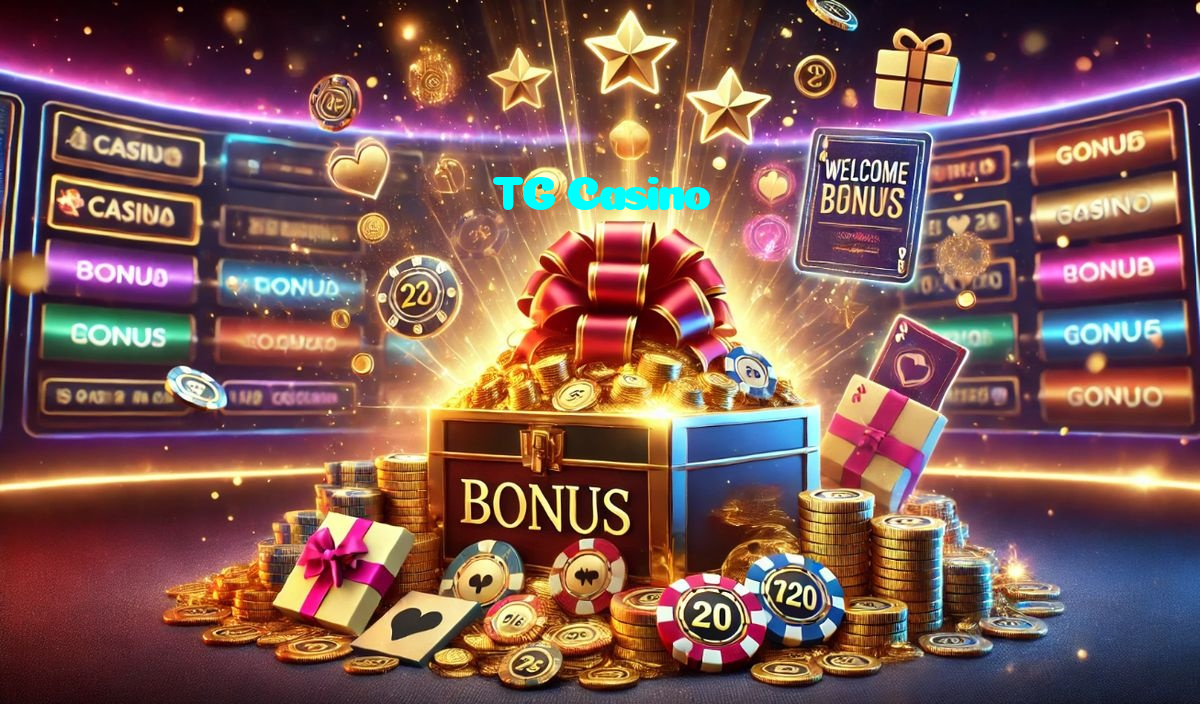 TG Casino خوش آمدید بونس +600% پیشکش موبائل ایپ کے پروموشن سیکشن میں دکھائی دیتی ہے۔