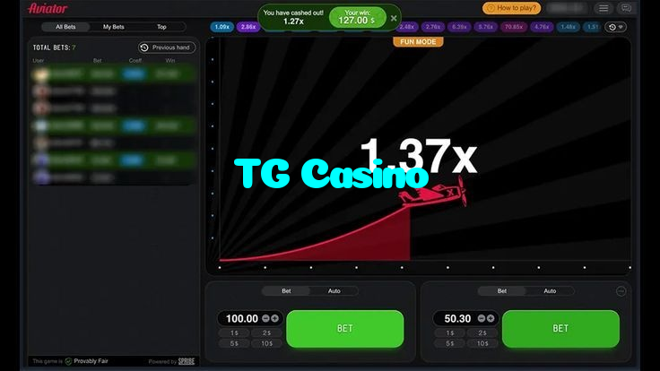 TG Casino casino presented on mobile device in Pakistan with slots and live games